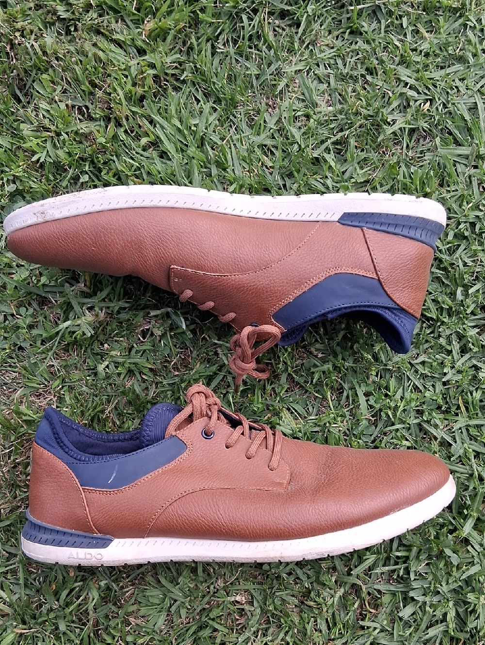 Aldo Men's Tan and Black Sneakers - Picture 2 of 13